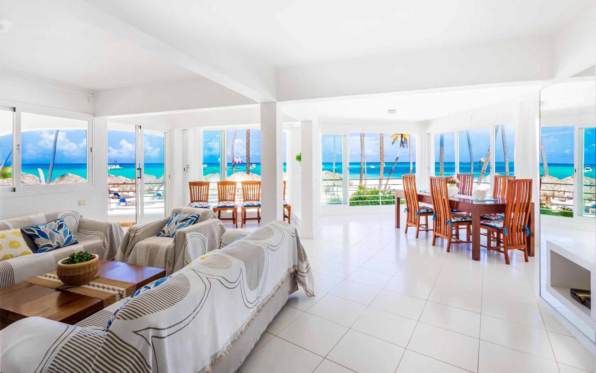 Prime Ocean View Punta Cana Apartments - 3-Bedroom Getaway With Private Terrace On Bavaro Beach Bagian luar foto